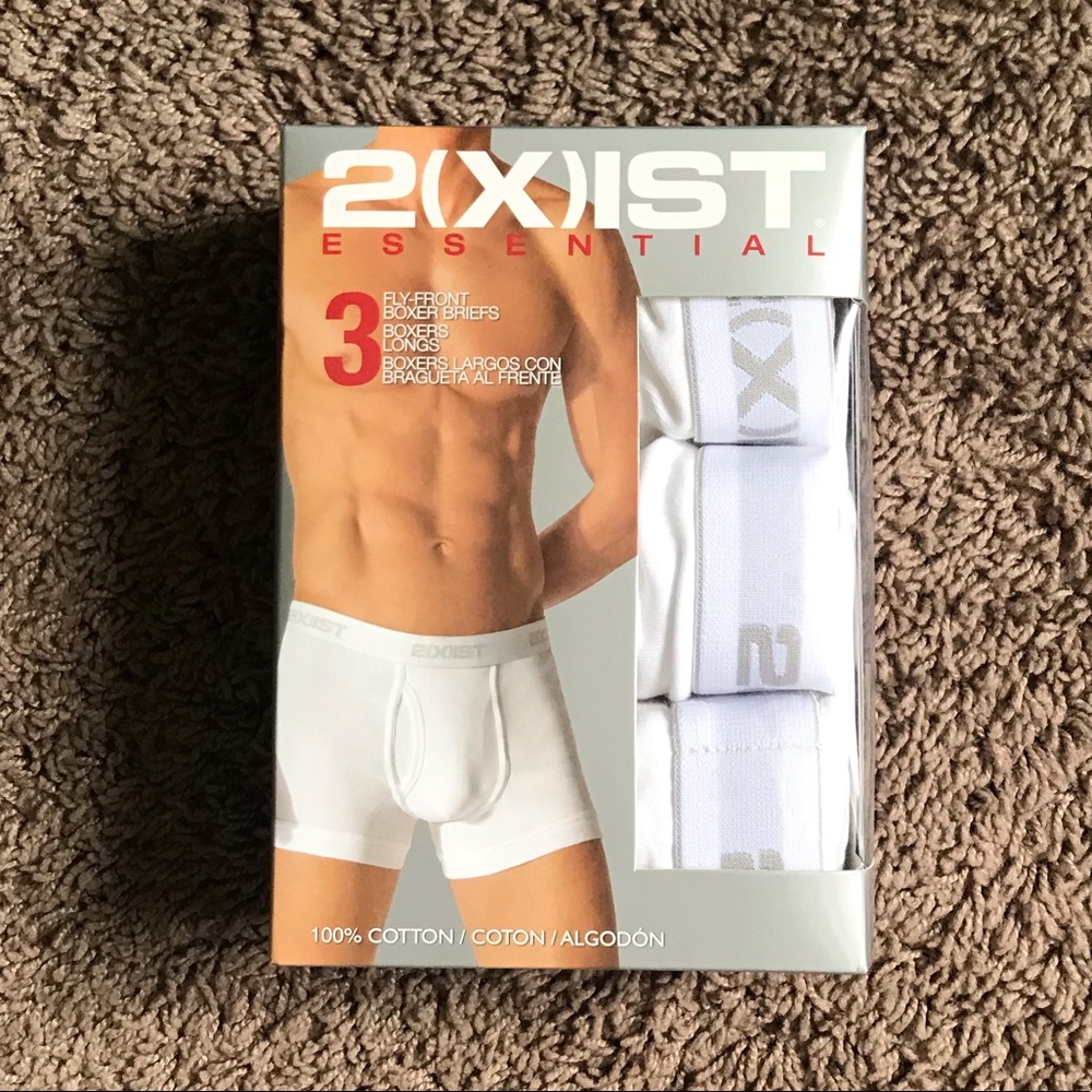 2(X)IST Essential Cotton Boxer Brief 3-Pack